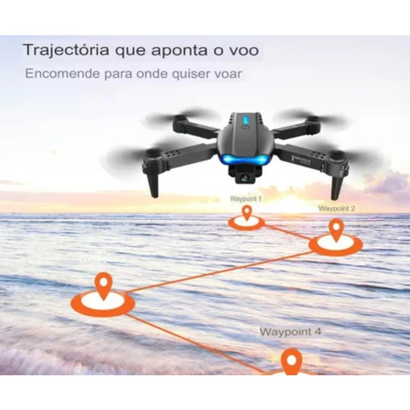 Drone E99 Pro 4k HD Dual Câmera Fotografia Aérea Rc Profissional
