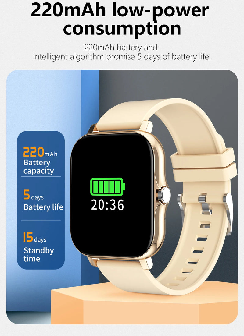 SmartWatch Xiaomi 2025 Y13 Multifuncional, à Prova de Água