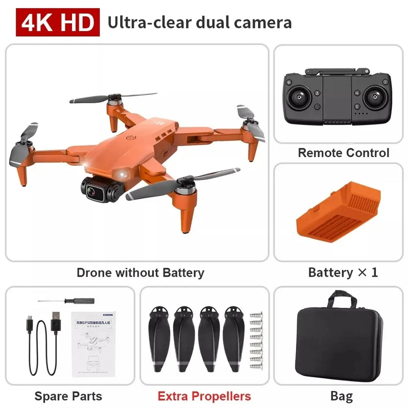 Drone L900 Pro 4K Profissional 5G GPS HD Câmera dupla