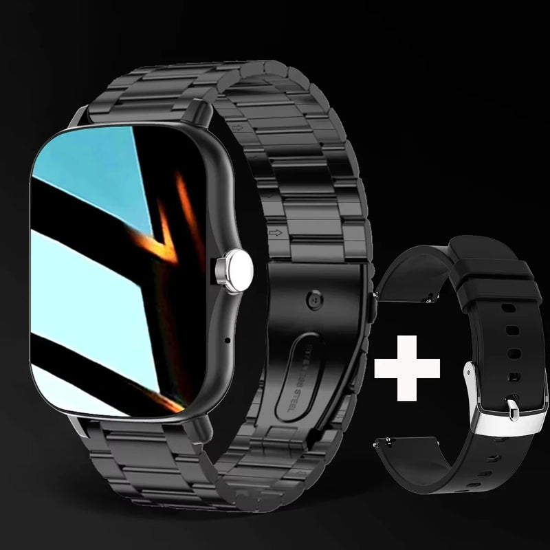 LAXASFIT 2025 Novo Relógio Inteligente Bluetooth Talk Full Touch Screen