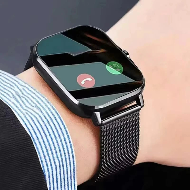 SmartWatch LAXASFIT para Homens e Mulheres, Pulseira com chamadas Bluetooth