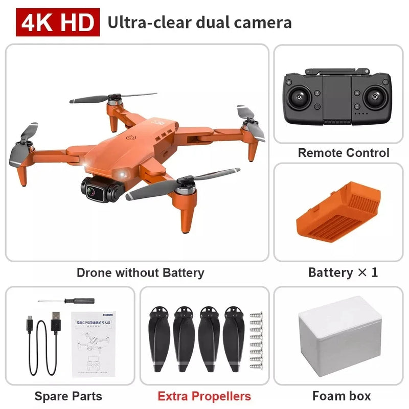Drone L900 Pro 4K Profissional 5G GPS HD Câmera dupla