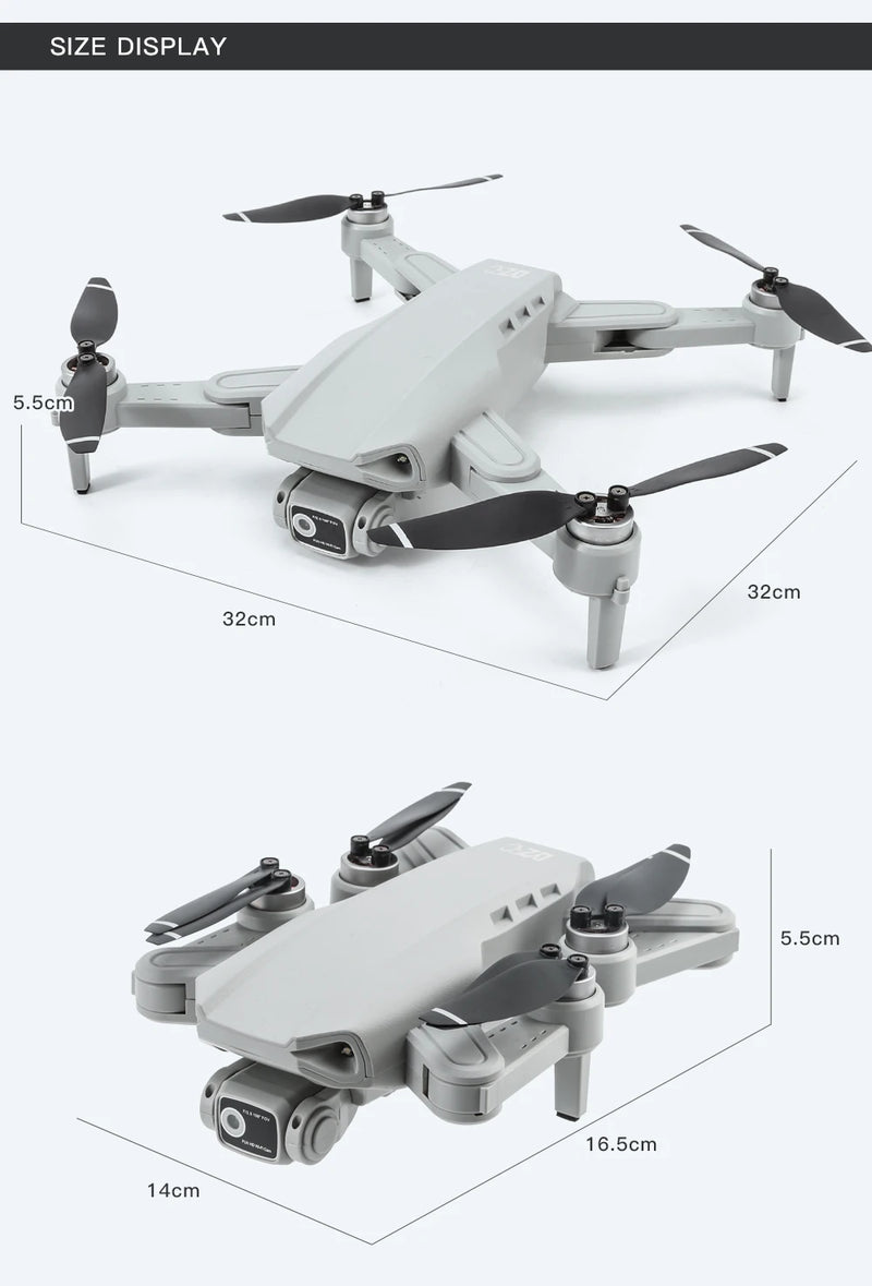 Drone L900 Pro 4K Profissional 5G GPS HD Câmera dupla